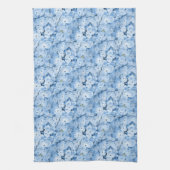 Serviette de cuisine florale Blue Hydrangeas (Vertical)
