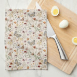 Serviette de cuisine florale Boho<br><div class="desc">Serviette Boho Floral Cuisine. Elégante et romantique,  cette belle palette de couleurs de bronze,  brun,  rouille,  terre cuite et orange brûlée est le thème tendance de cette année. herbe séchée rustique,  belles fleurs,  papillons mignons et fleurs sauvages vintages sont des détails étonnants à ajouter à votre maison moderne boho-chic.</div>