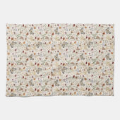 Serviette de cuisine florale Boho (Horizontal)
