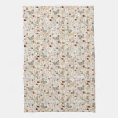 Serviette de cuisine florale Boho (Vertical)