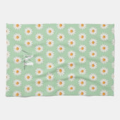 Serviette de cuisine florale - Cute et gaie (Horizontal)