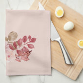 Serviette de cuisine florale de l'automne de Bourg (Quart Plié)