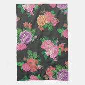 serviette de cuisine florale de motif de fleur (Vertical)