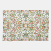 Serviette de cuisine florale de Mucha de (Horizontal)