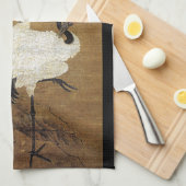 Serviette de cuisine florale de rouleau d'art (Quart Plié)