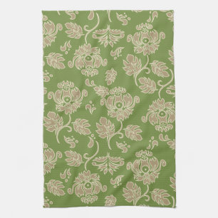Serviette de cuisine florale tropicale Kamaole Haw