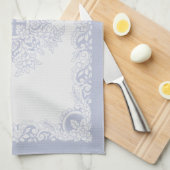 Serviette de cuisine florale victorienne (Quart Plié)