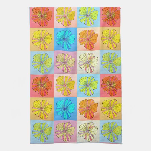 Serviette de cuisine "Flower Box" (Vertical)