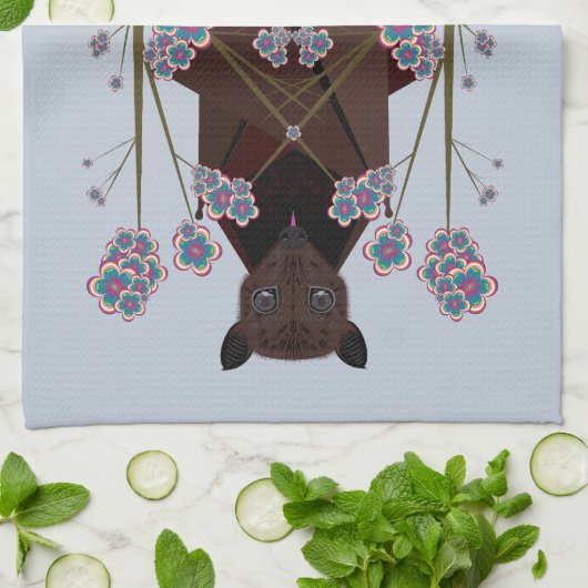 Serviette de cuisine Flying Fox Sky Blue (Plié)