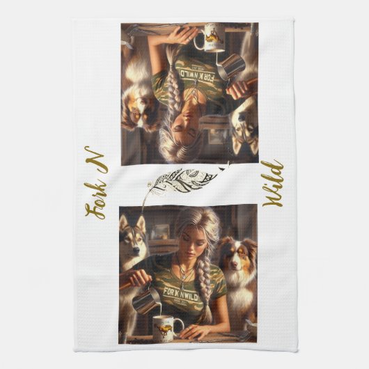 Serviette de cuisine ForknWild (Vertical)
