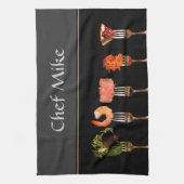 Serviette de cuisine Fourchettes Nourriture (Vertical)