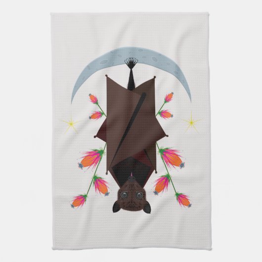 Serviette de cuisine Fox volant (Vertical)