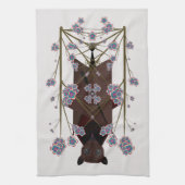 Serviette de cuisine Fox volant (Vertical)