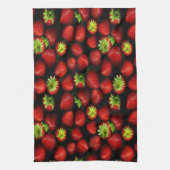 Serviette de cuisine/fraises (Vertical)