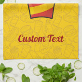 Serviette de cuisine française Fries (Plié)