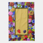 Serviette de cuisine frontalière Berries (Vertical)