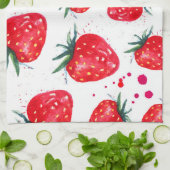 Serviette de cuisine Fruité fraise (Plié)