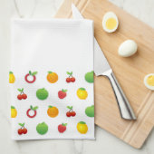 Serviette de cuisine fruitée OG (Quart Plié)