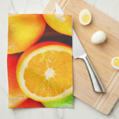 Serviette de cuisine/Fruits mélangés (Quart Plié)