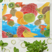 Serviette de cuisine/Fruits mélangés (Plié)