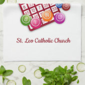 Serviette de cuisine gagnante de Bingo (Plié)