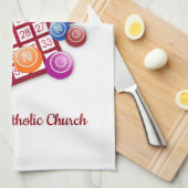 Serviette de cuisine gagnante de Bingo (Quart Plié)