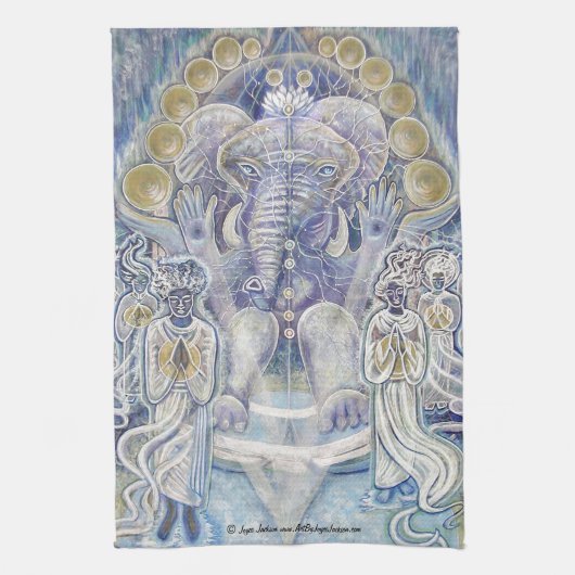 Serviette de cuisine Ganesha Richesse (Vertical)