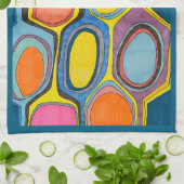 SERVIETTE DE CUISINE "GEO COLOR" (Plié)