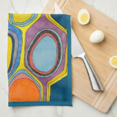 SERVIETTE DE CUISINE "GEO COLOR" (Quart Plié)