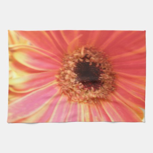 Serviette de cuisine Gerbera Daisy Flower (Horizontal)