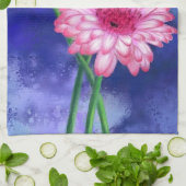 Serviette de cuisine Gerberas Belles fleurs (Plié)