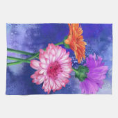 Serviette de cuisine Gerberas Belles fleurs (Horizontal)