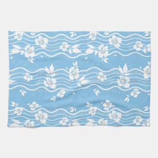 Serviette de cuisine Giana en bleu Neptune