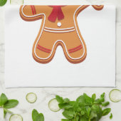 Serviette de cuisine GingerBread Man (Plié)
