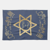 Serviette de cuisine "Gold Jerusalem" (Horizontal)