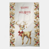 Serviette de cuisine Gold Reindeer (Vertical)