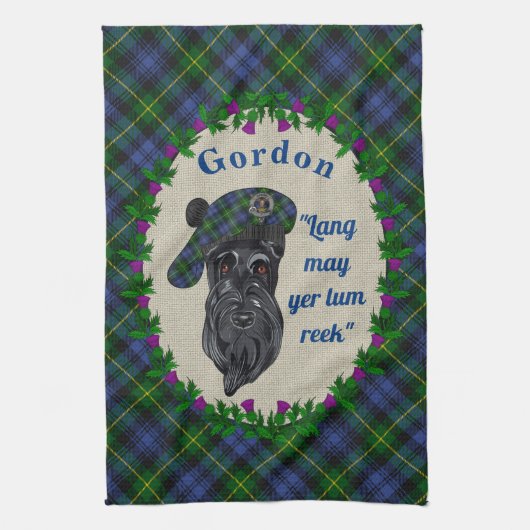 Serviette de cuisine Gordon Scottie Dog (Vertical)