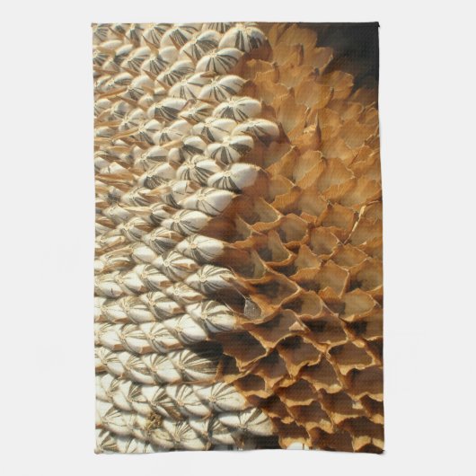 Serviette de cuisine - Graines de tournesol (Vertical)