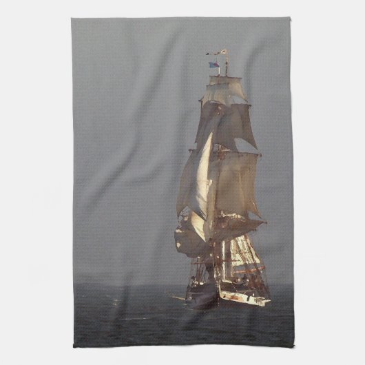 Serviette de cuisine grande de bateau de (Vertical)