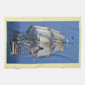 Serviette de cuisine grande de bateau de (Horizontal)