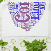 Serviette de cuisine grecque d'îles (Plié)