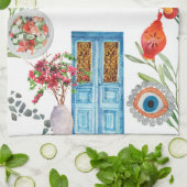 Serviette de cuisine Greece Breeze (Plié)