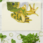 Serviette de cuisine grenouille (Plié)