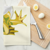 Serviette de cuisine grenouille (Quart Plié)