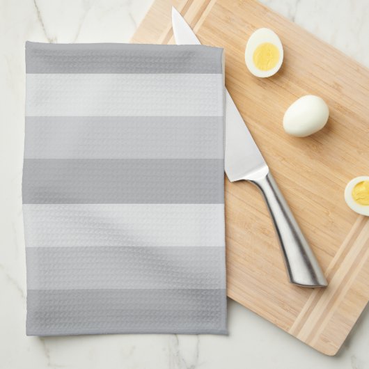 Serviette De Cuisine Gris Argent (Quart Plié)