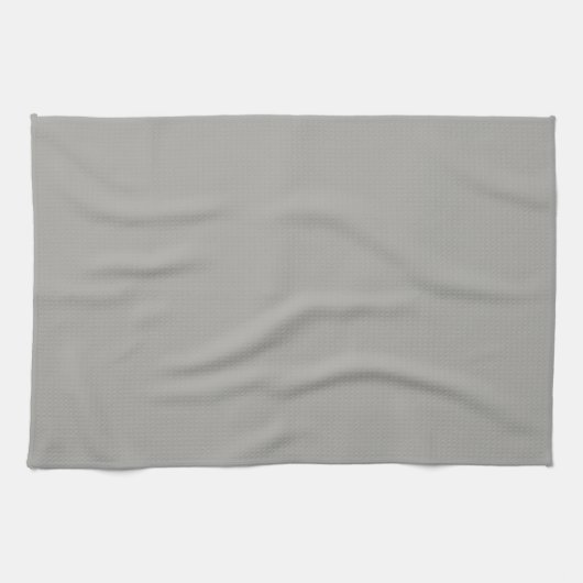 Serviette de cuisine gris clair solide (Horizontal)