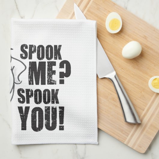 Serviette de cuisine Halloween (Quart Plié)