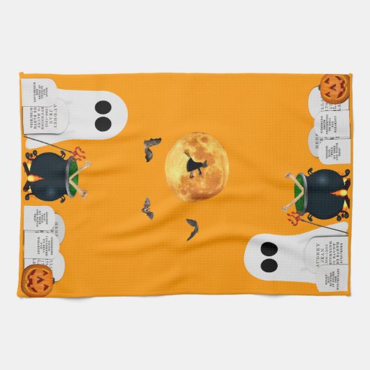 Serviette de cuisine Halloween (Horizontal)