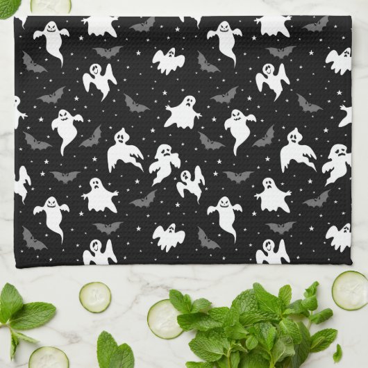 Serviette de cuisine Halloween (Plié)