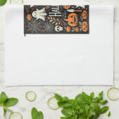 Serviette de cuisine Halloween éffrayante (Plié)